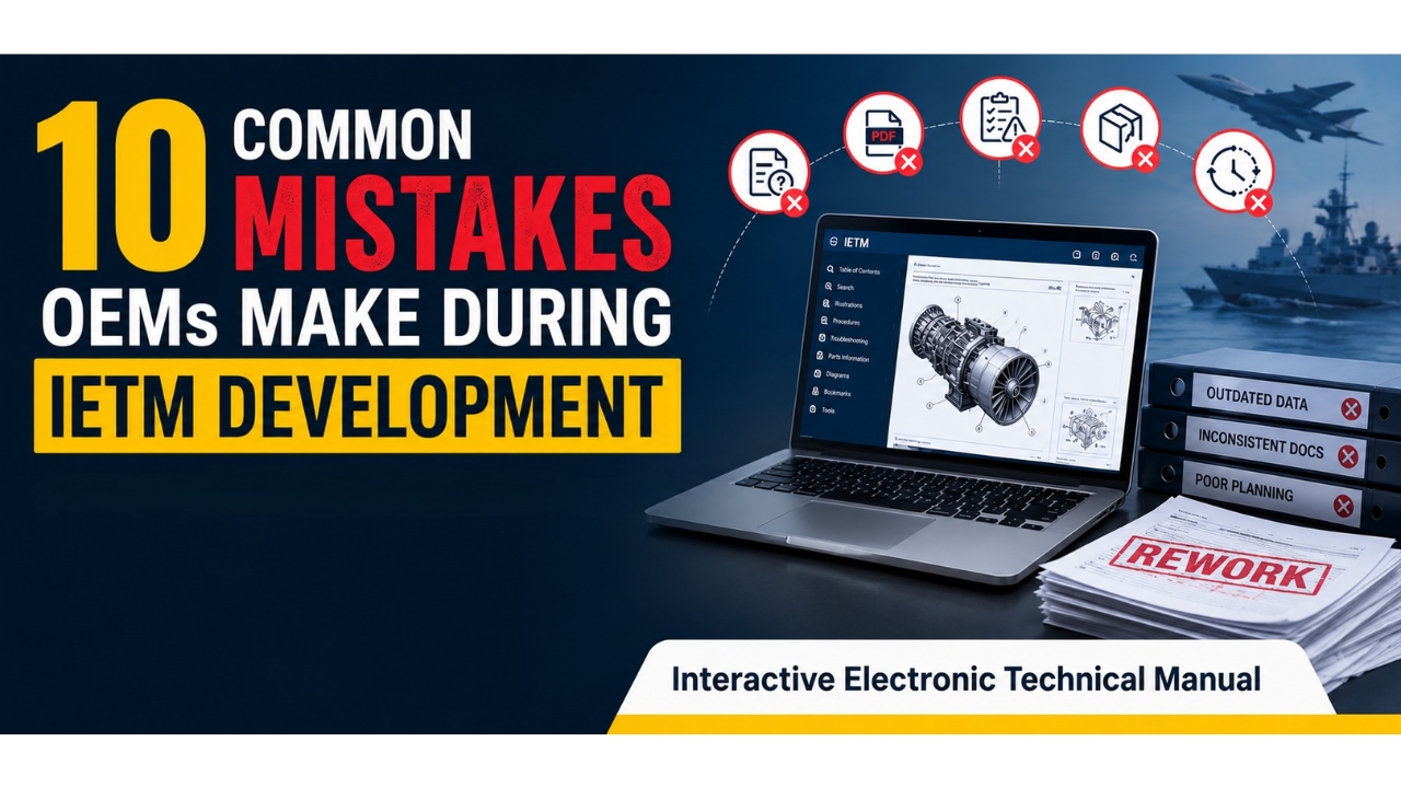 10 Common Mistakes OEMs Make During IETM Development and How to Avoid Them
