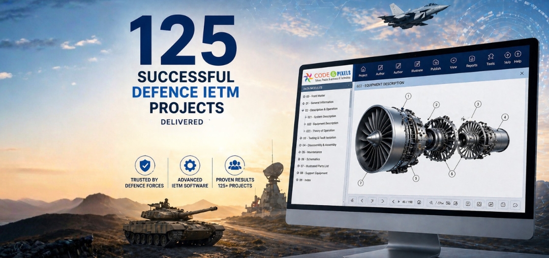 125 Successful Defence IETM Projects Delivered by Code and Pixels
