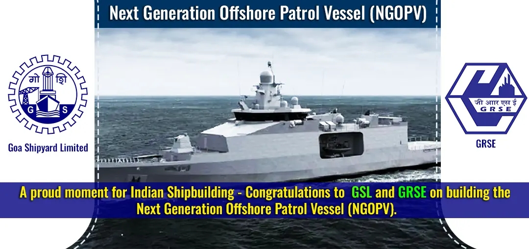 Next Generation Offshore Patrol Vessels (NGOPVs), India