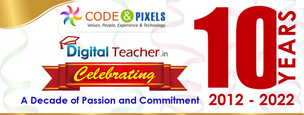 Digital Teacher Code Pixels is celebrating it's 10 year business anniversary.