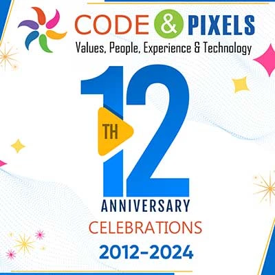 Code and Pixels celebrating 12th anniversary