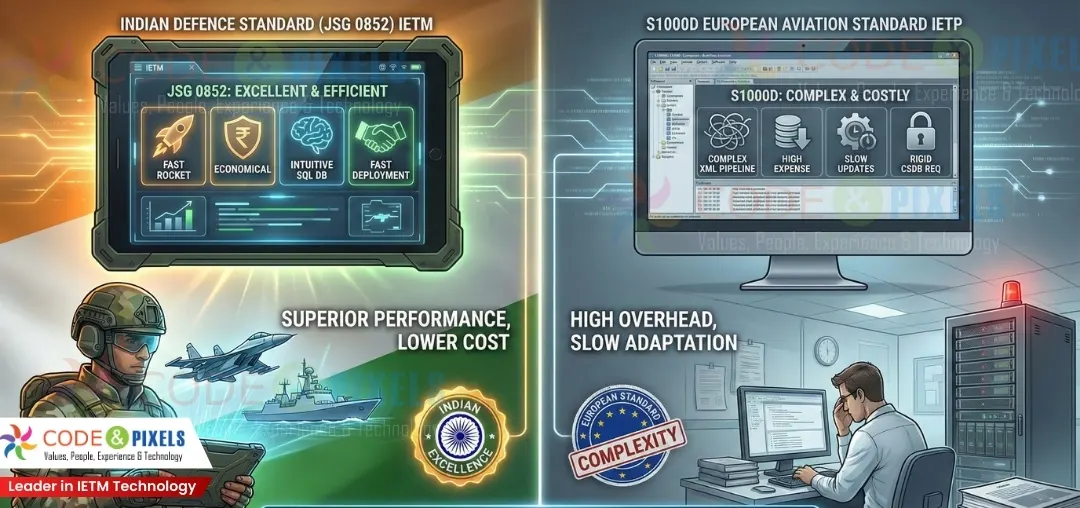 S1000D is an Interactive Electronic Technical Publishing IETP. Of course, it’s also called IETM too. S1000d is not new but very few Indian companies, which support documentation of foreign Airline documentation are similar to S1000d word. But almost 90% of the people who do S1000d conversation don’t know what S1000d is. Few tools available in the market which are used to make XML files But they are not an IETM creating tool, Just XML conversion tools. After converting to XML, they send to foreign airlines company, where they foreign airline companies plug-in theses XML into their S1000d suits.