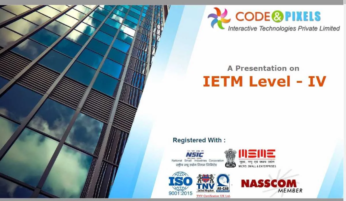 IETM code and pixels