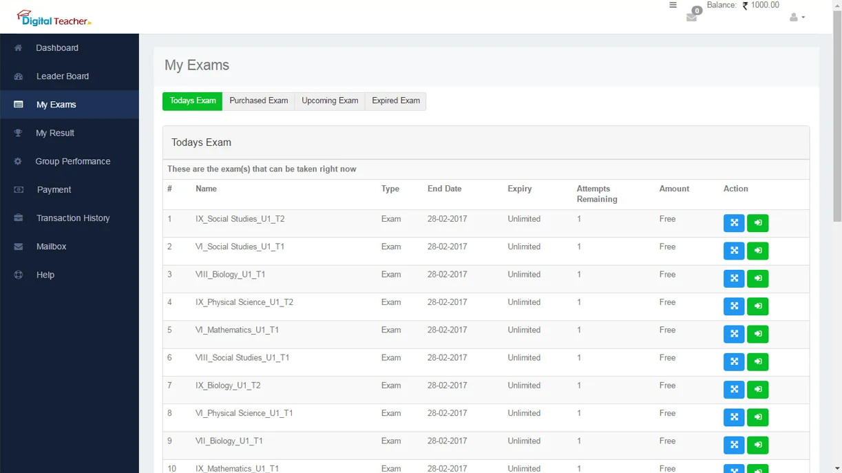 Online Examination System
